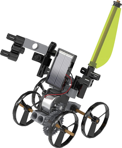 Thames & Kosmos Solar Powered Rovers kit with a built solar-powered rover. Hands-on STEM learning exploring renewable energy and robotics—no batteries needed.